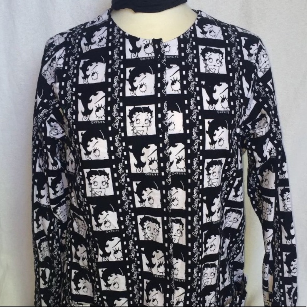 Betty Boop Uniforms Long Sleeve Shirt